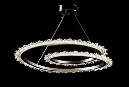 Люстра стельова LED Splendid Ray L144/1, 50W, хром/сірий, сучасний стиль, регульована висота - мініатюра 4