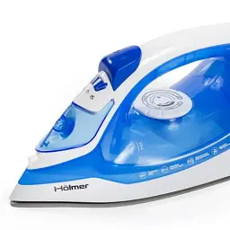 Праска Holmer HIC-2425, White/Blue, 2400W, кераміка, паровий удар 120 г/хв, постійна подача пари 30 г/хв, ємність для води 250 мл, вертикальне відпарювання - мініатюра 3