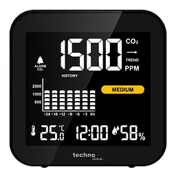 Метеостанція Technoline WL1025 Black (WL1025), Чорний - мініатюра 6