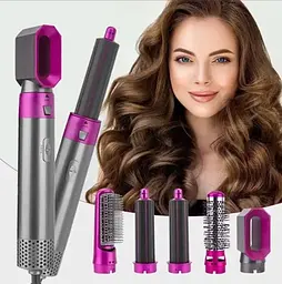 Фен-мультистайлер для укладання волосся No brand Hot AIR Styler Рожевий (1771627973) - мініатюра 3