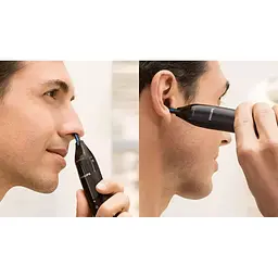 Тример Philips Series 1000 для носа та вух чорний (NT1650/16) - мініатюра 8
