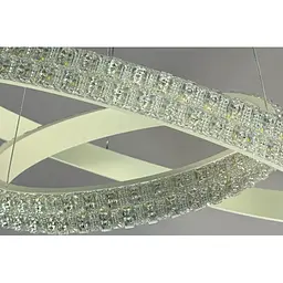 Підвісна люстра LED у спальню Linisoln 1956-60*40 WH метал, акрил, діаметр 60*40 см, висота 50-120 см, потужність 80 Вт, - мініатюра 2
