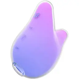 Вакуумний стимулятор клітора з вібрацією Satisfyer Mermaid Vibes фіолетовий