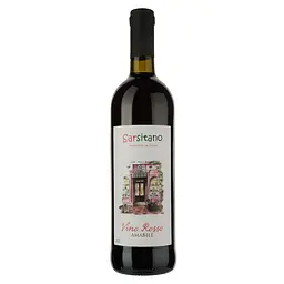 Вино Sarsitano Vino Rosso Amabile, червоне, напівсолодке, 0,75 л