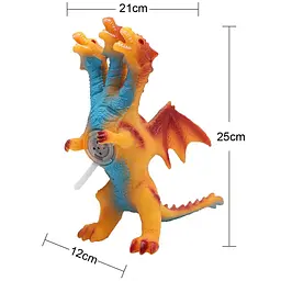 Іграшка Bibi Toys Дракон триголовий звуковий 25 см (762244BT-3) - мініатюра 2