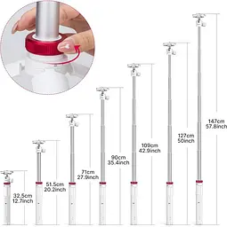 Штатив Ulanzi Vijim Multi-functional Mini Tripod White (UV-2503A MT-44 white) (2503A) - мініатюра 7