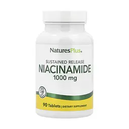 Витамин B3 Nature's Plus 1000 мг (Niacinamide) – 90 таблеток