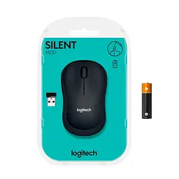 Бездротова миша Logitech M220 Wireless Charcoal (910-004878) - мініатюра 8