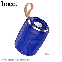 Портативна акустика Hoco Cool sports BS39 бездротова червона - мініатюра 6