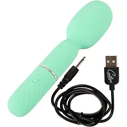 Мінівібратор Cuties Mini Wand Green - мініатюра 5