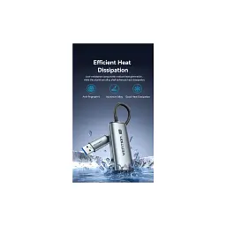 Перехідник USB-C + USB-A to RJ45 Ethernet 2500Mbps gray Vention (CFUHB) - мініатюра 8