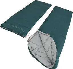 Спальний мішок Easy Camp Moon 200 Double/+5°C Teal Left/Right (240187) - мініатюра 6