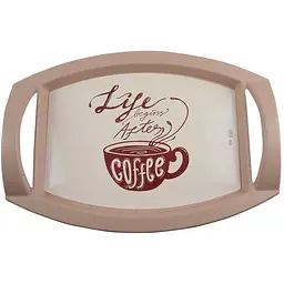 Таця для сервірування Violet House 0081 Cappuccino, 32x44,5x8 см (0081 Cappuccino 32*44,5*8 см) - мініатюра 2