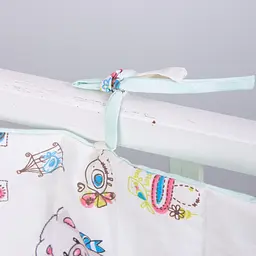 Борт в ліжечко MirSon Kids Time 18-0005 Kind Bear захисний білий - мініатюра 5