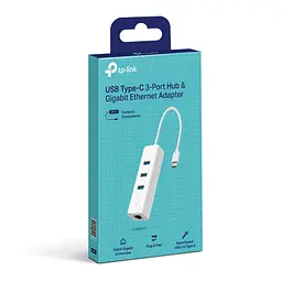 Мережевий адаптер UE330С 1xGE, 3xUSB3.0, USB-С TP-Link teh0018067 - мініатюра 7