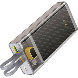 Зовнішній акумулятор Hoco J104A Discovery Edition 20000mAh 22.5W Gray (788962) [109963] - мініатюра 4