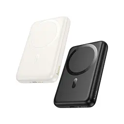 Батарея універсальна HOCO 10000mAh Grace PD/20W Magnetic White (J141 / 714985) - мініатюра 6