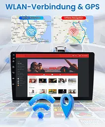 Автомагнітола Android 4/64 ГБ 9" для Audi A4/S4/RS4 B6 B7 8E 2000–2009, CarPlay Android Auto - мініатюра 6