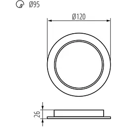 Світильник Kanlux Tavo LED DO 9W-NW down-light (36511) - мініатюра 2