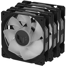Кулер до корпусу ASUS TUF Gaming TR120 ARGB Reverse Triple Pack Black (90DA00D0-B09020) - мініатюра 6