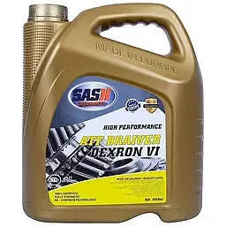 Олива гідравлітична трансмісійно-синтетична Sash ATF Draiver Dexron Vi 5 л