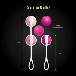 Вагінальні кульки Geisha Balls 3 Рожеві - мініатюра 4