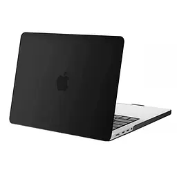 Пластикова накладка [верх та низ] Hardshell Apple MacBook Pro 14 A2442 2021 Crystal Case [Black] [65775]