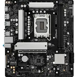 Материнська плата AsRock B860M-X (1851/B860, 2xDDR5, PCIex16, HDMI/DP, 4xSATA, 2xM.2, 2.5Glan, 7.1ch, mATX)