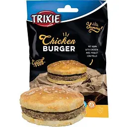 Ласощі Trixie Chicken Burger для собак Бургер з куркою 9 см 140 г