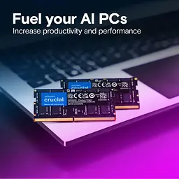 Модуль пам'яті Crucial DDR5 24GB 6400Mhz CSODIMM CL52 (CT24G64C52CS5) - мініатюра 6