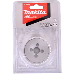 Свердло корончасте біметалеве 60 мм Makita D-25688