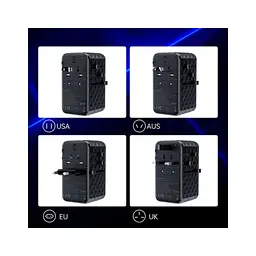 Зарядний пристрій Choetech 4xUSB 100 Вт PD (2xUSB-C + 2xUSB-A), модель Diamond, чорний (PD6028-BK) - мініатюра 6