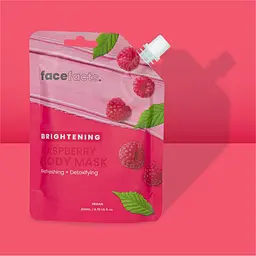 Маска для тіла Face Facts Brightening Raspberry Body Mask освітлювальна малинова 200 мл - мініатюра 2