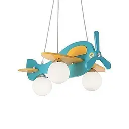 Підвісний світильник Ideal Lux AVION-1 SP3 (BLU/GIALLO) (136325)