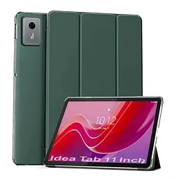 Чохол-книжка на планшет Lenovo Idea Tab, Flex Case, dark green, протиударний, обкладинка з трискладовою підставкою та авто. пробудженням для планшета 11 , шкіряний, на магніті, ArmorStandart (ARM89523) - мініатюра 2
