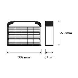 Інсектицидна лампа Eurolamp Для внутрішнього використання 20W 220V IP20 (MK-20(FLUOR)new) (4262380667075) - мініатюра 3