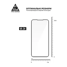 Скло захисне Armorstandart Pro Samsung S25 FE 5G (ARM86149) - мініатюра 3