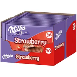 Шоколадні батончики Milka Erdbeer Riegel Strawberry 5 х 36.5 г - мініатюра 5