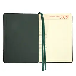 Щоденник-діловий записник А5 Leo Planner 2026 Whisky зелений 368 сторінок (252669) - мініатюра 3