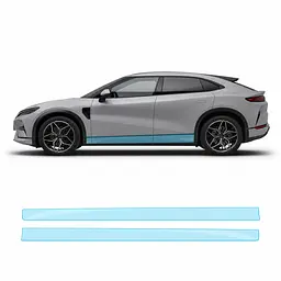 Антигравійна захисна бронеплівка за лекалами для BYD Song L I 2024- нижня зона кузова пороги
