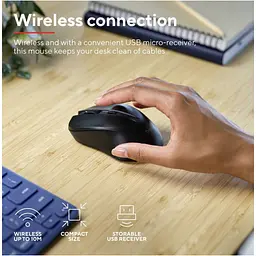 Мишка Trust Mydo Silent Wireless Black (25084) - мініатюра 5
