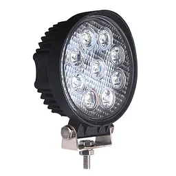Додаткова LED фара Ø 147x150x73 mm 27W (3W x 9) 10-30V Далекий Spot 1 шт. (2701)