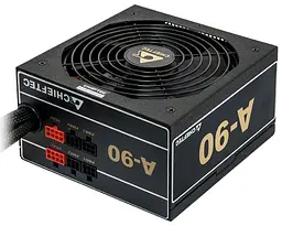 Блок живлення A-90 (650W) >90% 140мм 1xMB 24pin(20+4) 1xCPU 8pin(4+4) 3xMolex 6xSATA Chieftec teh0018575