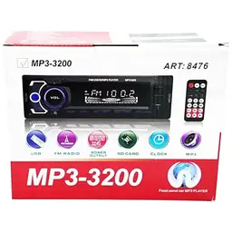Автомагнітола UKC MP3-3200 Bluetooth+2xUSB+microSD+AUX 4x50W автомобільна магнітола чорна - мініатюра 7