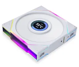 Вентилятор Lian Li Uni Fan TL Wireless LCD 120-1 Reverse White (G99.12RTLLCD1W1W.00) - мініатюра 6