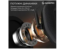 Навушники GamePro Genesis Mercury Pro 3-Mode Black (HSW120B) - мініатюра 10