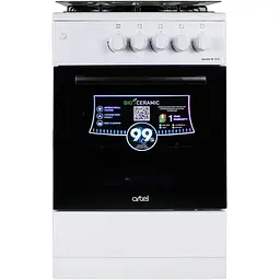 Плита газова Artel APETITO 50 10-G WHITE