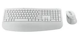 Комплект (Клавіатура та миша) Logitech Signature Comfort Plus MK880 Wireless Combo Off-White (920-014033)
