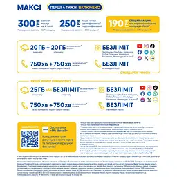 Стартовий пакет Lifecell ''Максі'' [49258] - мініатюра 2