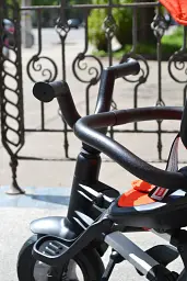 Велосипед складаний триколісний дитячий Qplay Nova+ Rubber Orange Sunset (S700-13Nova+OrangeSunset) - мініатюра 6